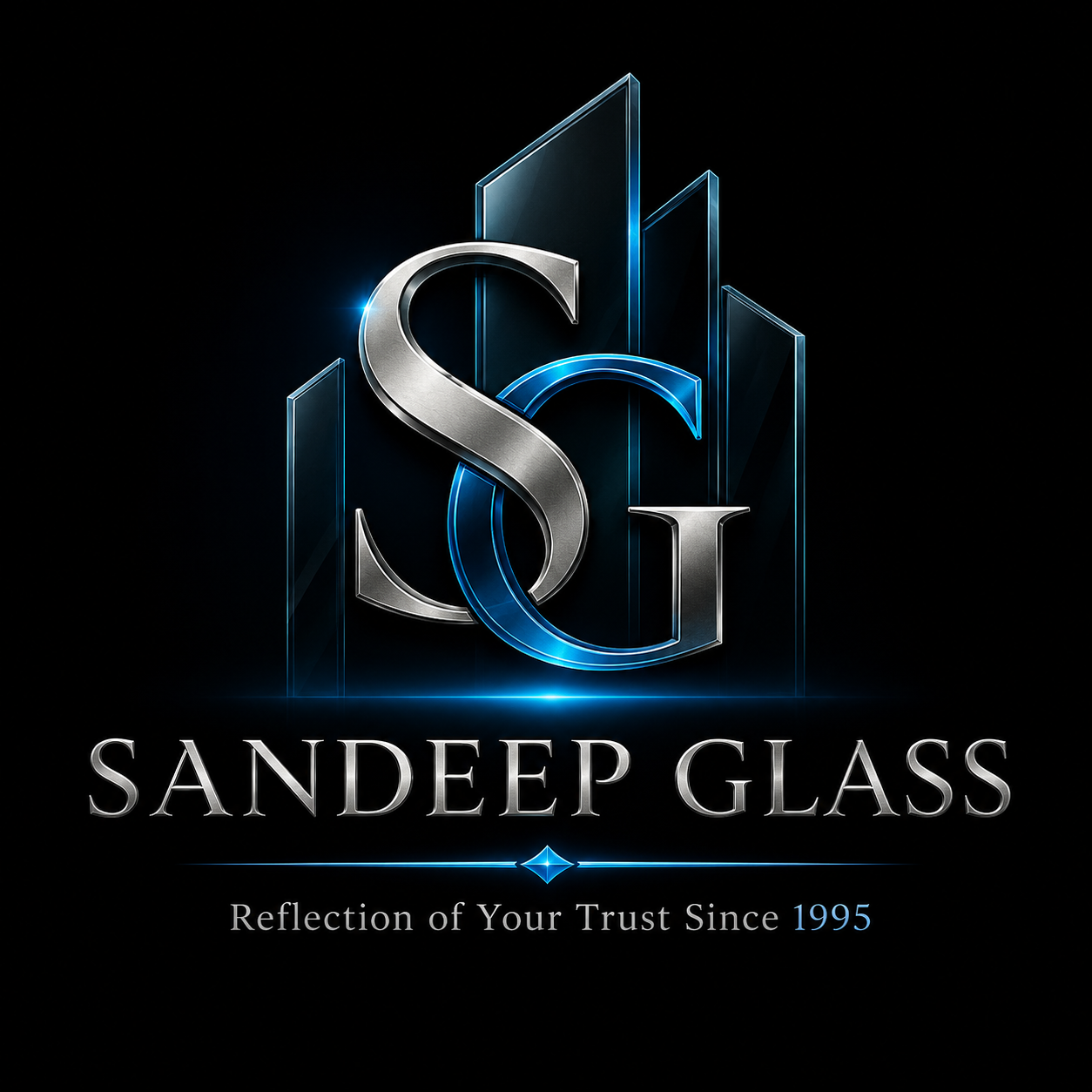 Sandeep Glass logo
